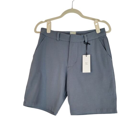 Swet Tailor Pant Mens size 28 Gray Everyday Chino Shorts Athletic Golf Comfy NWT - Picture 1 of 12